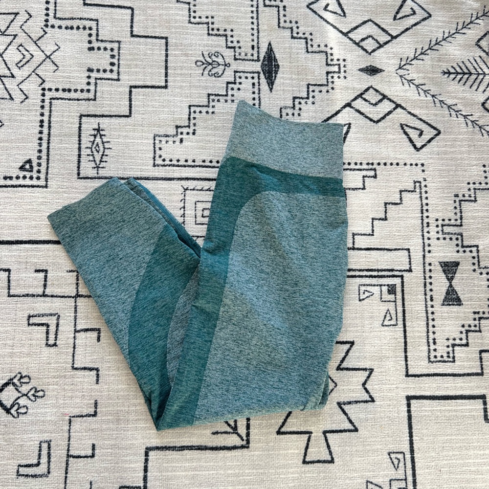 Avia teal leggings seamless xxxl